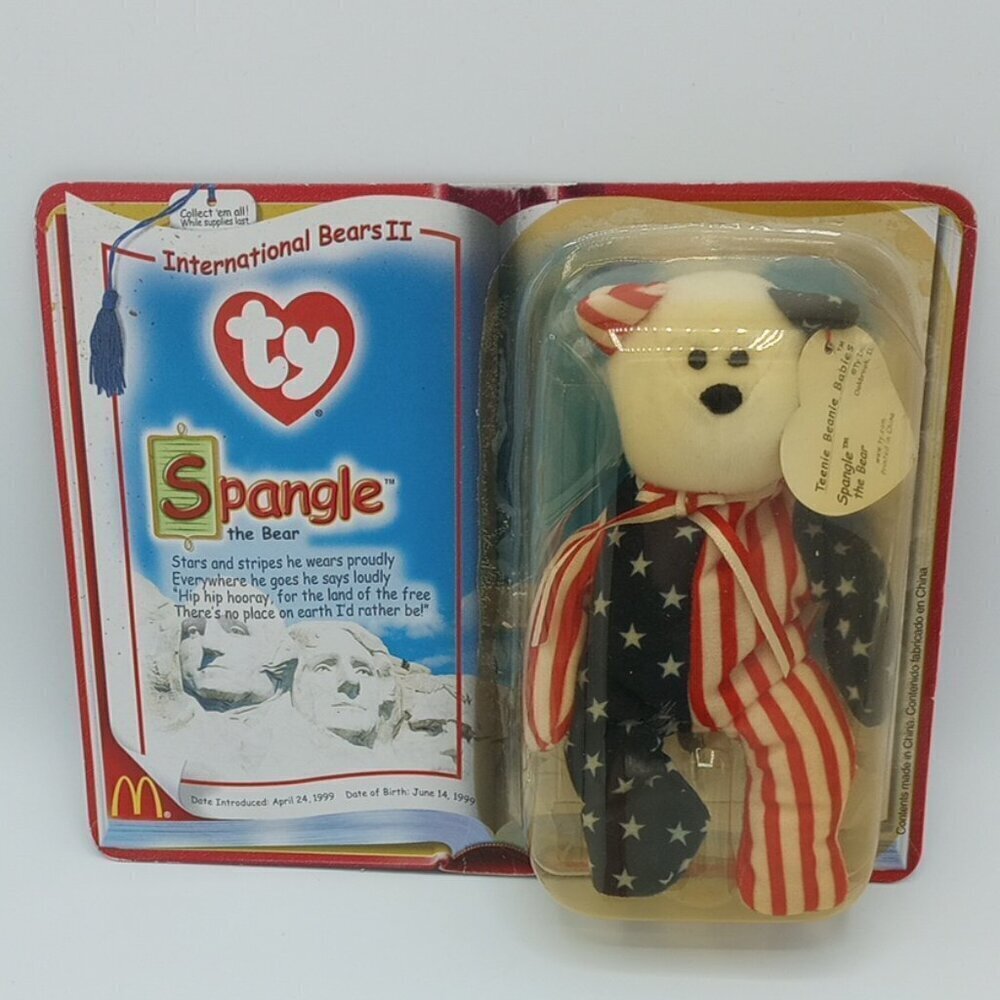 TY International Bears II Spangle 2000 McDonalds